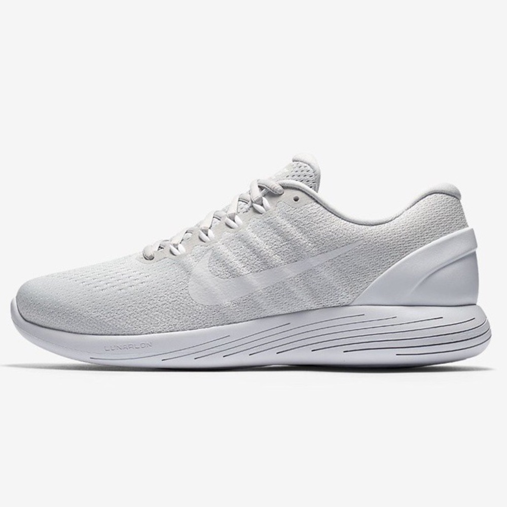 Nike women’s lunarglide 9 shoe white brand new